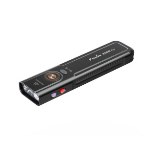 Fenix - Latarka brelok E06R Pro - 1600 lm - USB-C - UV/Laser - Czarny - E06R.11112