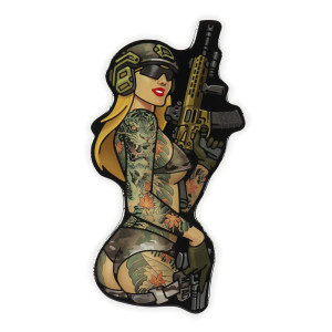 M-Tac - Naklejka Tactical Girl #4 Tattoo Yakuza - PVC - Wielokolorowa - 5795