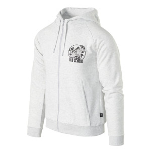 Helikon - Bluza rozpinana Old School - Bawełna - Poliester - Light Grey Melange - BL-ODS-CB-2G