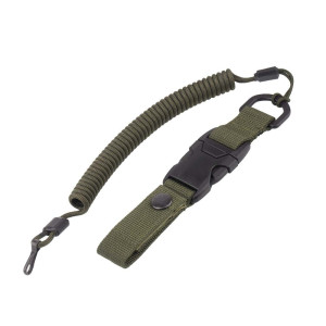 EDCX - Szybko wypinana smycz elastyczna z pętlą do paska - Army Green - 2031
