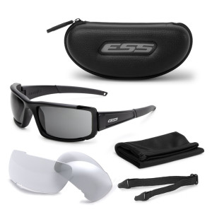 ESS - Okulary balistyczne CDI MAX - Czarny - Przezroczyste / Przyciemniane - 740-0297