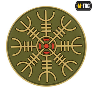 M-Tac - Naszywka 3D PVC Hełm Grozy - Olive - 51221001