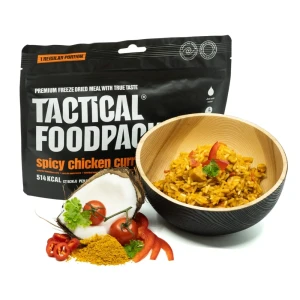 Tactical Foodpack - Liofilizowana racja żywnościowa Spicy Chicken Curry - 400 g - M0025