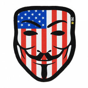M-Tac - Naszywka Anonymous - Morale Patch - Flaga USA - 51315000