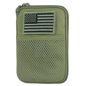 Condor - Pokrowiec Pocket Pouch + US Flag Patch - Zielony OD - MA16-001