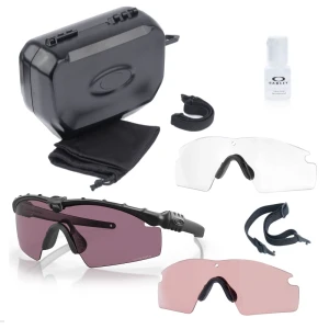 Oakley - Okulary balistyczne SI Ballistic M Frame 3.0 - Matte Black - 3 wizjery - OO9146-4332