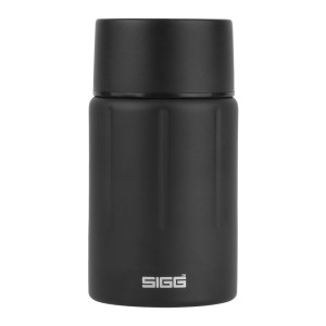 SIGG - Termos na żywność z miską i sporkiem Gemstone Obsidian Food Jar - 0.75 L - Czarny - 8734.20