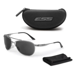 ESS - Okulary balistyczne InVINCEible Aviator - Gunmetal - Smoke Gray - EE4062-04
