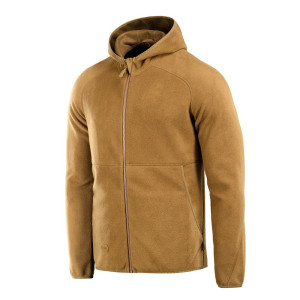 M-Tac - Bluza polarowa z kapturem Lite Microfleece Hoodie - Coyote Brown - 20026017