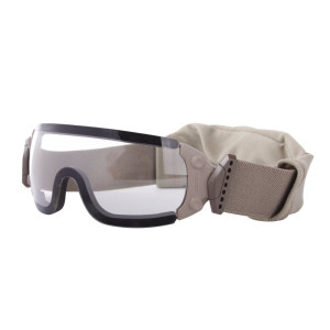 ESS - Gogle taktyczne Jumpmaster™ - Terrain Tan - Wizjer przezroczysty - EE7035-04