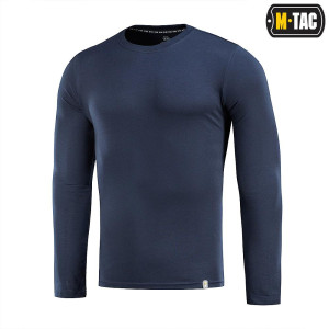 M-Tac - Koszulka wojskowa z długim rękawem - Dark Navy Blue - 20067015