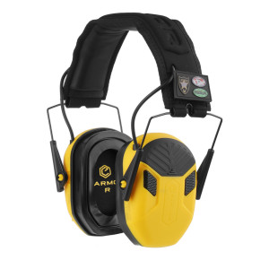 Earmor - Aktywne ochronniki słuchu M300X - Licencja IPSC - Żółty - M300X-YE