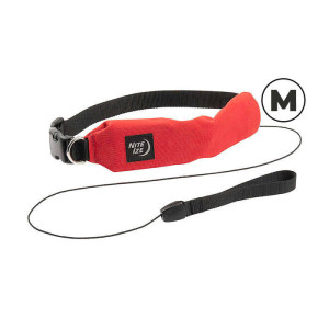 Nite Ize - Obroża dla psa ze smyczą RadDog™ All-In-One - M - Czerwona - RRLM-10-R3