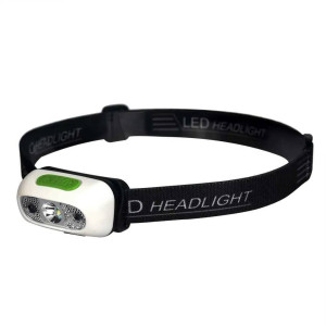 Speras - Latarka LED / Czołówka B6 - 120 lumenów - micro USB - Czarna - B6