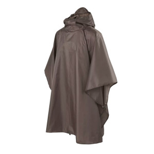 Helikon - Ponczo przeciwdeszczowe Lightweight - Poliester Ripstop - Earth Brown - PO-LHW-PO-0A