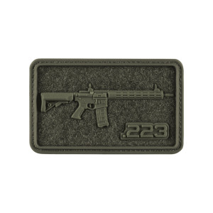 M-Tac - Naszywka AR-15 - PVC - 3D - Zielony - 8160