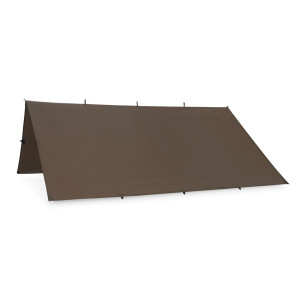 Helikon - Płachta biwakowa Supertarp Small - Odporna na iskry - Nylon - Earth Brown - PO-SSR-NL-0A