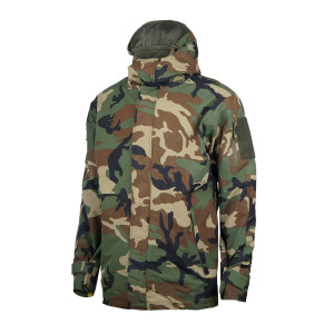 Mil-Tec - Kurtka przeciwdeszczowa z polarową podpinką Wet Weather Jacket Gen.II - Woodland - 10616020