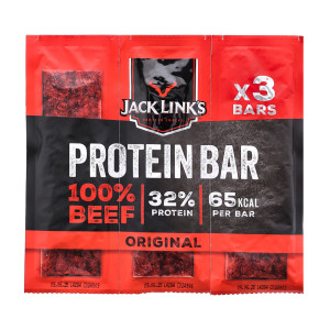 Jack Link's - Baton proteinowy z suszonej wołowiny Protein Bar - Klasyczny - 22,5 g - 3-pak - 10000031555