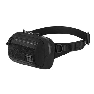 M-Tac - Torba nerka City Waist Bag Elite - Nylon Rip-Stop - Panel rzepowy - Czarny - 9767