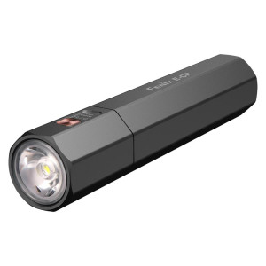 Fenix - Latarka diodowa LED E-CP z akumulatorem 5000 mAh - 1600 lm - Czarna - E-CP Black
