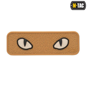 M-Tac - Naszywka 3D PVC Cat Eyes - Coyote - 51114005