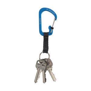 Nite Ize - Karabinek SlideLock® Key Ring Aluminum #3 - Niebieski - CSLAW3-03-R6