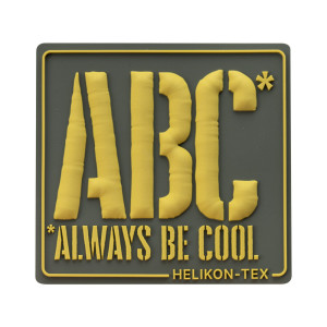 Helikon - Naszywka 3D ABC Always Be Cool - PVC - OD-ABC-RB-82