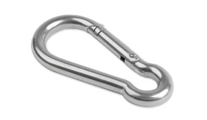 Mil-Tec - Karabińczyk - Stal nierdzewna - US Oval - 80 mm - 15924080