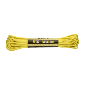 M-Tac - Paracord Type III 550 - 4 mm - 15 m - Zółty - 10250159