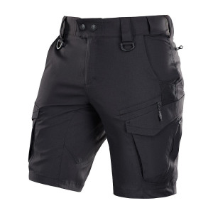 M-Tac - Spodenki taktyczne Aggressor Summer Flex - Czarny - 20472002