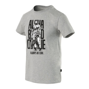 Helikon - T-shirt ABC Alfa Bravo Charlie - Bawełna - Mid Grey Melange - TS-ABH-CO-2M