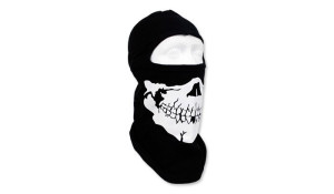 FOSTEX - Kominiarka bawełniana Jednootworowa - Biker Balaclava Skull - Czarny - 214286
