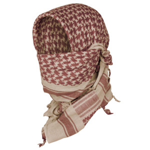 Mil-Tec - Chusta Arafatka Shemagh - Bawełna - Coyote-Brązowy - 12615000