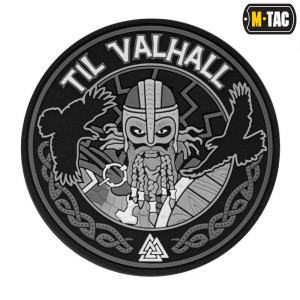 M-Tac - Naszywka Til Valhall - PVC - Szary/Czarny - 51142112