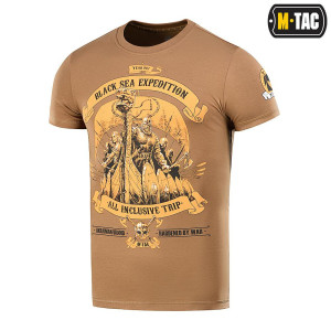 M-Tac - Koszulka męska Black Sea Expedition - Coyote Brown - 80025017
