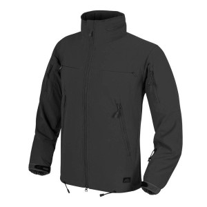 Helikon - Kurtka Cougar® QSA™ + HID™ - Soft Shell Windblocker - Czarny - KU-CGR-SM-01