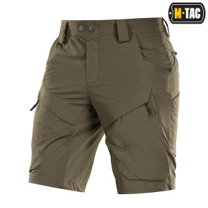 M-Tac - Szorty taktyczne Rubicon Flex - 4-Way Stretch - YKK - Dark Olive - 20070048
