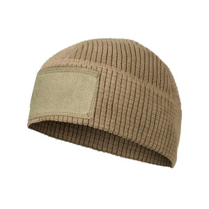Helikon - Czapka Range Beanie - Grid Fleece - Coyote Brown - CZ-RBN-FG-11