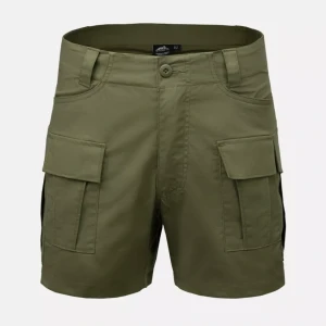 Helikon - Spodenki taktyczne Cargo - PolyCo Stretch Ripstop - Olive Green - SP-CRO-SP-02