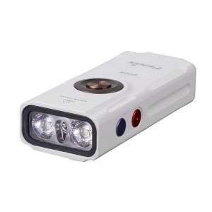 Fenix - Latarka brelok E06R - 700 lm - UV/Laser - USB-C - Magnes - Biały - E06RWH