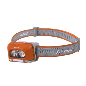 Mactronic - Latarka czołowa VAYA - 480 lm - Dual Source System - Pomarańczowa - AHL0091