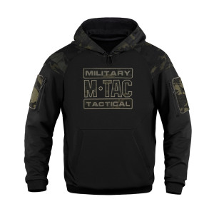 M-Tac - Bluza z kapturem Combat - Bawełna - Czarna - 8707