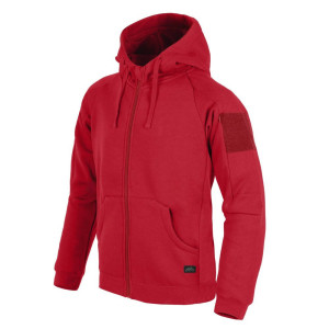 Helikon - Bluza Urban Tactical Hoodie® Lite - FullZip - Czerwona - BL-ULF-CB-25