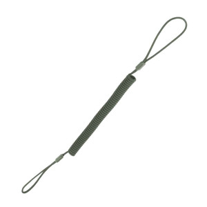 EDCX - Smycz elastyczna z pętlami z Paracordu - Army Green - 2283