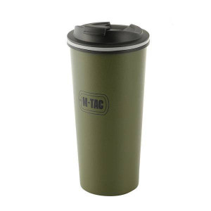 M-Tac - Kubek termiczny z pokrywką - 450 ml - Zielony - UN-A01-450A