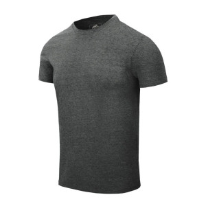 Helikon - Koszulka T-Shirt Slim - Czarny/Szary Melanż - TS-TSS-CC-M1