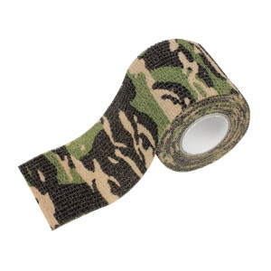 Mil-Tec - Taśma maskująca Self Adhesive Camo Tape - 50 mm - Woodland - 15933020