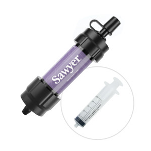 Sawyer - Filtr do wody Single Mini - Gwint 28 mm - 0,1 μm - Fioletowy - SP350A