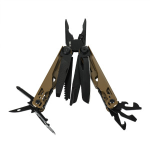 M-Tac - Multitool Type 9 - 18 funkcji - Czarny/Brązowy - 60023505